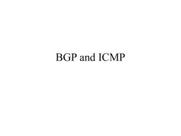 BGP and ICMP