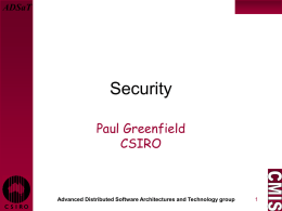 Advanced Distributed Software Architectures and Technology group