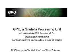 PPT - GPU : a Global Processing Unit