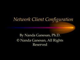 Network Client Configuration