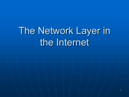 NetworkLayerInThe Internet_IP