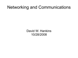 Network and Communications