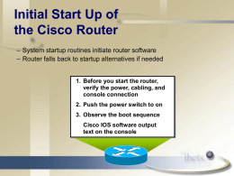 Intro to routers ppt