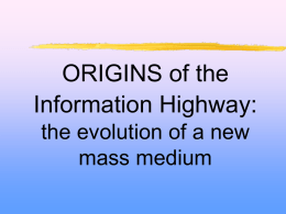 the evolution of a new mass medium
