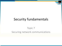 Securing network communications