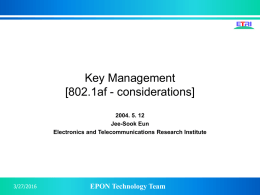 key management (802.1af-considerations)