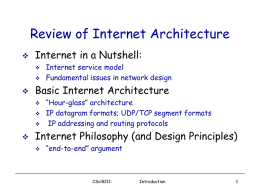 Internet:Overview - CSE Labs User Home Pages