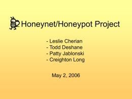 Honeynet/Honeypot Project
