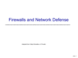 Firewalls - ECS Home