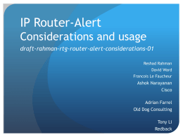 The future of IP Router-Alert