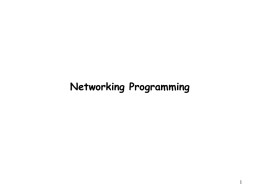 Network - Introduction to Computer System
