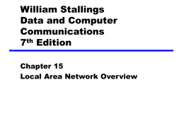 Chapter 15 Local Area Network Overview