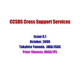 CCSDS Cross Support Services