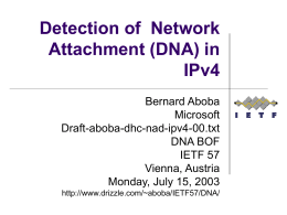 DNA for IPv4
