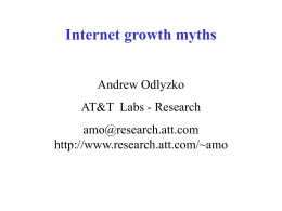 Internet growth myths