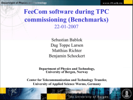DCS-FEE during TPC commissioning
