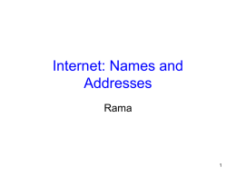 Domain Name System - Cornell University