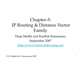 Chapter-1: Networking and Network Routing