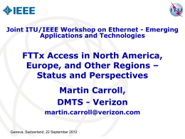 FTTx in North America