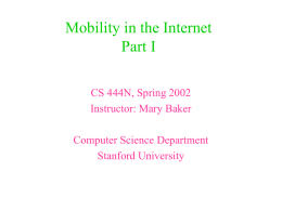 PowerPoint - Stanford University