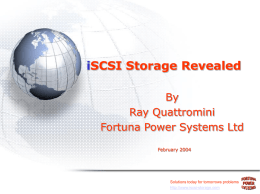 iSCSI Storage Revealed