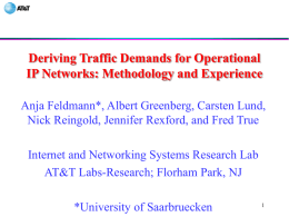 slides - Columbia Network Research Center