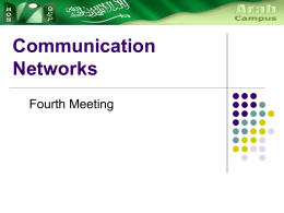 4 Communication networks