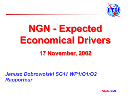 NGN - Expected Economical Drivers