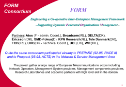 Engineering a Co-operative Inter-Enterprise Management Framework