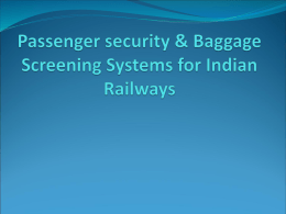 Security - South Central Railway