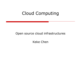 Open source cloud operating systems