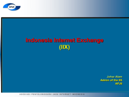 indonesia internet exchange (iix)