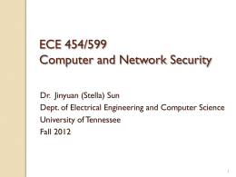 WLAN Security - EECS User Home Pages