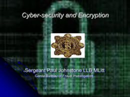 Cyber-security and Encryption