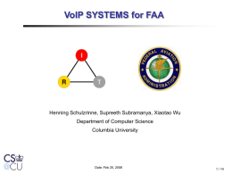 FAA Presentation - Columbia University