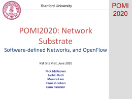 Network Substrate: Software Defined Networks and
