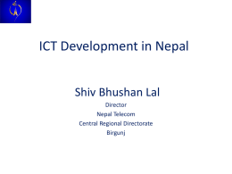 ICT Development in Nepal