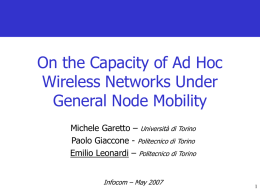 On the capacity of ad hoc networks under general node mobility