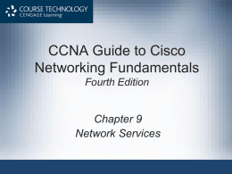 Chapter 9 - Network Services