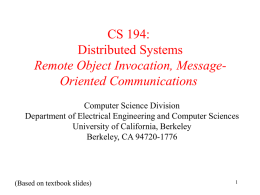Communication - Computer Science Division