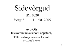 S_V07 - Raadio- ja sidetehnika instituut