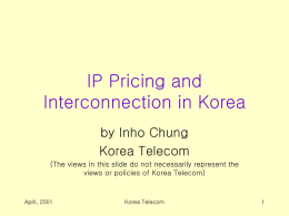 IP accounting and billing in Korea