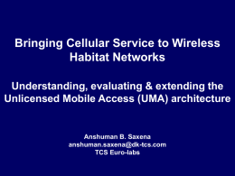 Mobile Enterprise Network Services Middleware Exploring the