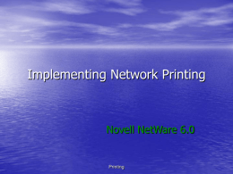 Defining Network System Components