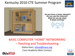 Kentucky 2010 CTE Summer Program
