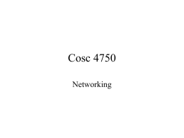 Networking - Computer Science