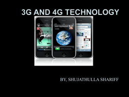 4G Wireless Systems