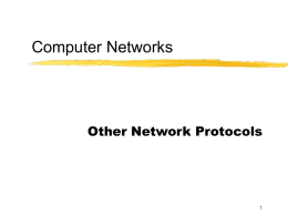 Other Network Protocols