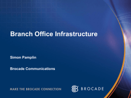 Branch Office Infrastructure