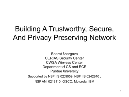 Building a trustworthy, secure, and private